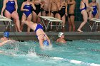 Swimming vs Babson  Wheaton College Swimming vs Babson College. - Photo By: KEITH NORDSTROM : Wheaton, Swimming, Babson